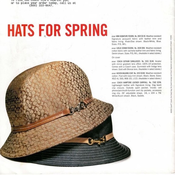 Coach Monogram Bucket Hat. Size M / L. - Picture 5 of 5